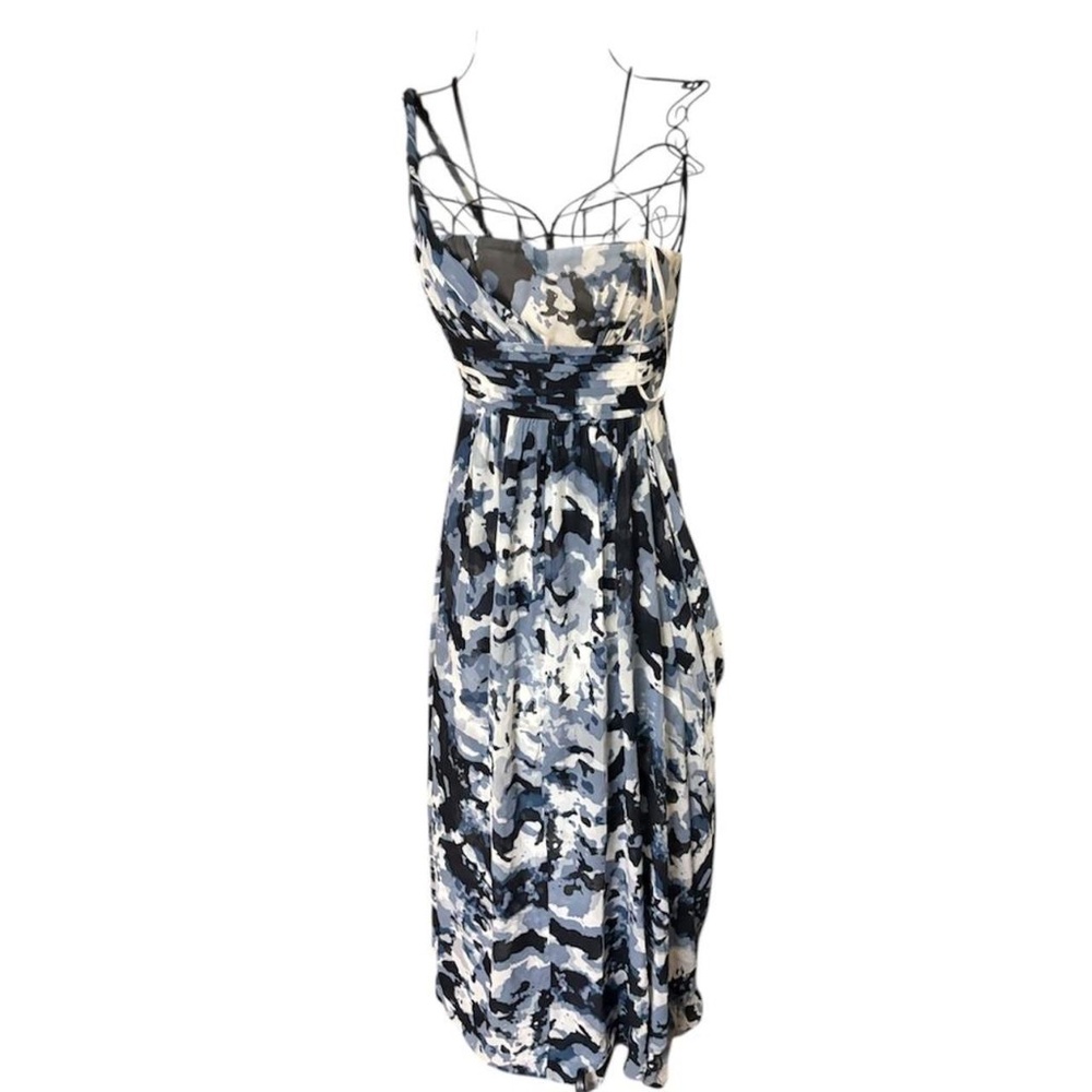 BCBGmaxazria one shoulder long dress